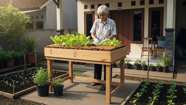 Kebun Sayur Sederhana untuk Lansia 60 Tahun yang Tidak Capek