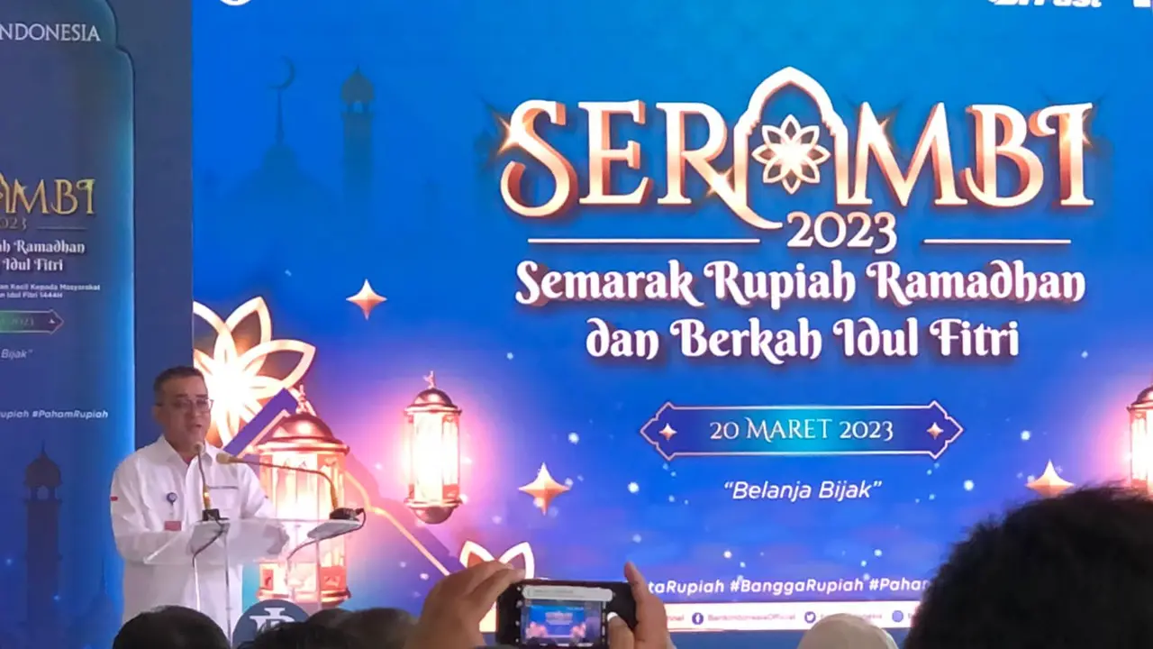 Bank Indonesia (BI) menyiapkan uang tunai sebesar Rp 195 triliun dalam rangka menyambut Hari Besar Keagamaan hari raya Idul Fitri tahun 2023.