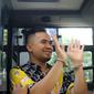 Saipul Jamil tiba di Pengadilan Negeri Jakarta Utara untuk menjalani sidang tuduhan pelecehan seksual terhadap remaja DS, Kamis (21/4/2016). [Foto: Herman Zakharia/Liputan6.com]