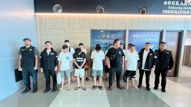 Imigrasi Tangerang Gagalkan Jaringan Love Scamming Asal Kamboja yang Bakal Beroperasi di Tangerang, 19 WNA Dideportasi