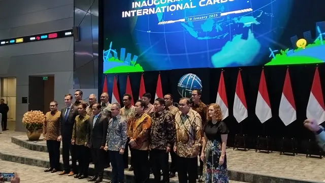 Bursa Karbon Indonesia (IDXCarbon) resmi meluncurkan Perdagangan Karbon Internasional pada Senin, 20 Januari 2025. (Foto: Liputan6.com/Gagas Y)