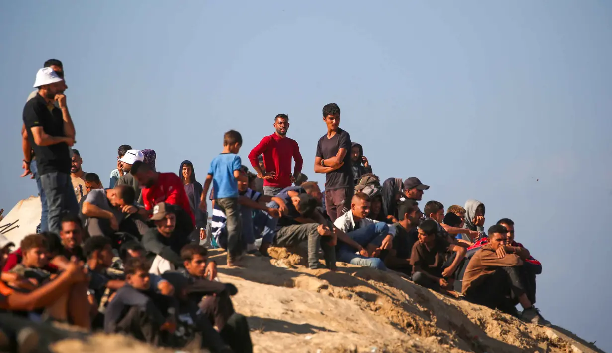 Sejak Oktober 2023, serangan Israel telah menewaskan hampir 67.200 warga Palestina, kebanyakan dari mereka wanita dan anak-anak, dan membuat wilayah hancur. (Eyad BABA/AFP)