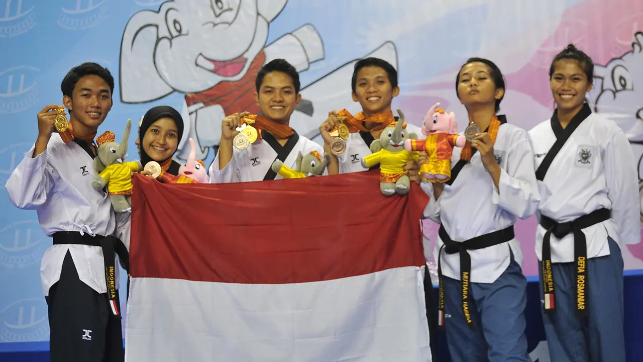Tim Taekwondo Indonesia ASEAN University Games 2014