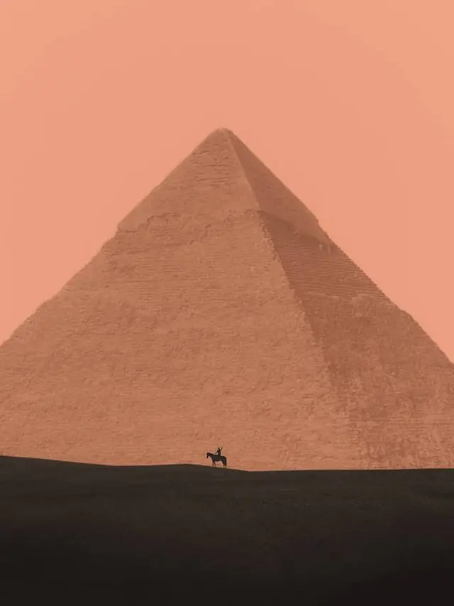 Menakjubkan, 6 Foto Piramida Giza Ini Hasilnya Diubah Jadi Efek Monokrom