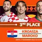 Link Live Streaming Perebutan Juara 3 Piala Dunia 2022 Maroko Vs Kroasia Malam Hari Ini di Vidio