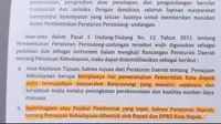 Kutipan yang diduga jiplakan dalam naskah Akademik Kemajuan Kebudayaan Kota Depok. (Liputan6.com/Dicky Agung Prihanto)