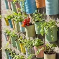 Ide Bertanam di Lahan Sempit dengan Kaleng Bekas (created by Gemini AI)