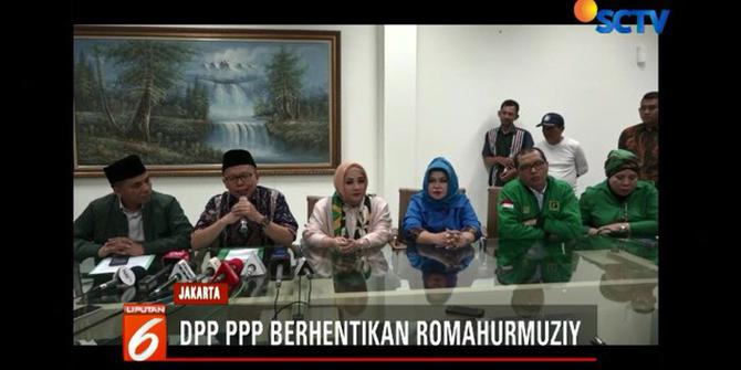 DPP PPP Berhentikan Sementara Romahurmuziy
