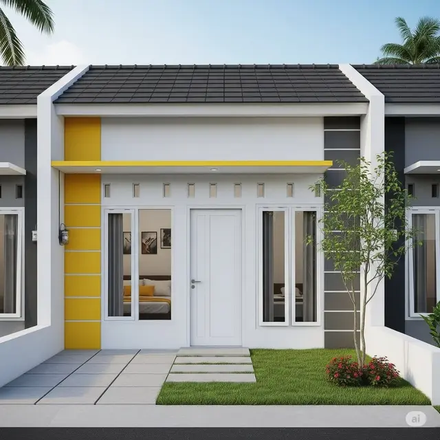 Rumah Sederhana di Kampung. Foto: Gemini