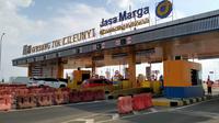 Situasi arus lalu lintas pada masa arus balik dari Gerbang Tol Cileinyi, Kabupaten Bandung, terpantau lancar pada Sabtu (7/5/2022). (Foto: Liputan6.com/Huyogo Simbolon)