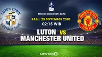 Prediksi Luton Town vs Manchester United di putaran ketiga Carabao Cup. (Triyasni)