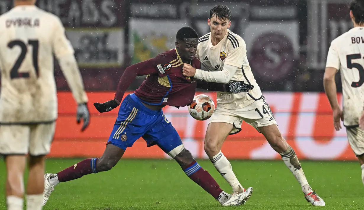 Sementara dari Servette dicetak oleh Chris Bedia (50’). (Fabrice COFFRINI / AFP)
