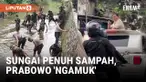 Prabowo Tegur Keras Aparatur Wilayah Usai Lihat Sungai Penuh Sampah