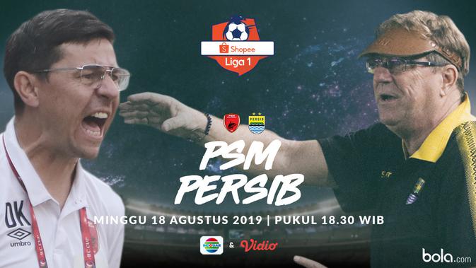 Shopee Liga 1 - PSM Makassar Vs Persib Bandung - Head to Head Pelatih (Bola.com/Adreanus Titus/Faris Kholid)