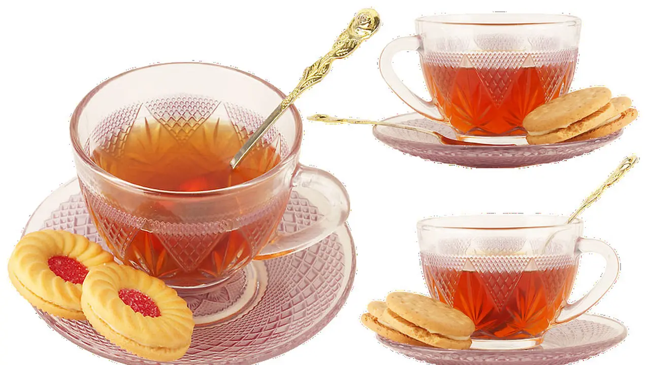 Ilustrasi minum teh