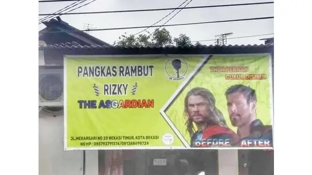 6 Potret Spanduk Gaul Ini Sukses Bikin Geregetan, Bikin Mikir