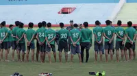 Timnas Indonesia U-16 membidik dua uji coba menjelang Piala AFF U-16 2018. (Bola.com/Zaidan Nazarul)