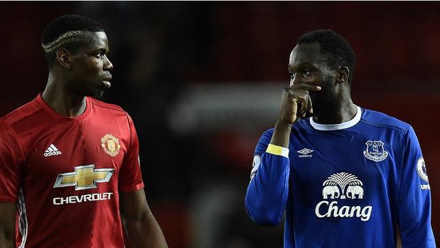 Paul Pogba dan Romelu Lukaku