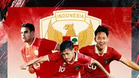 Timnas Indonesia - Jens Raven, Dony Tri Pamungkas, Arlyansyah Abdulmanan (Bola.com/Adreanus Titus)