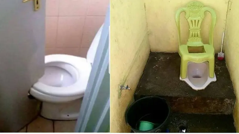 Bikin Ngakak, Desain Toilet Ini Hanya Bisa Ditemukan di Indonesia