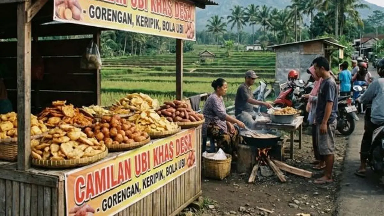 Ilustrasi Ide Jualan dari Ubi/Gemini AI