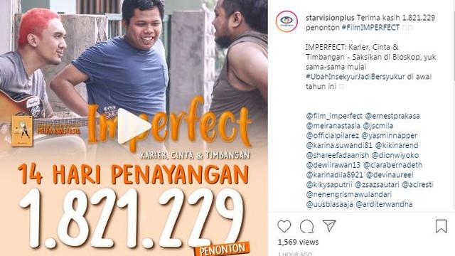 Unggahan rumah produksi Starvision. (Foto: Dok. Instagram starvisionplus)