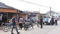Rangkaian Pelantikan Prabowo, Puluhan Personel Polisi Rokan Hilir Turun ke Jalan Pantau Keamanan