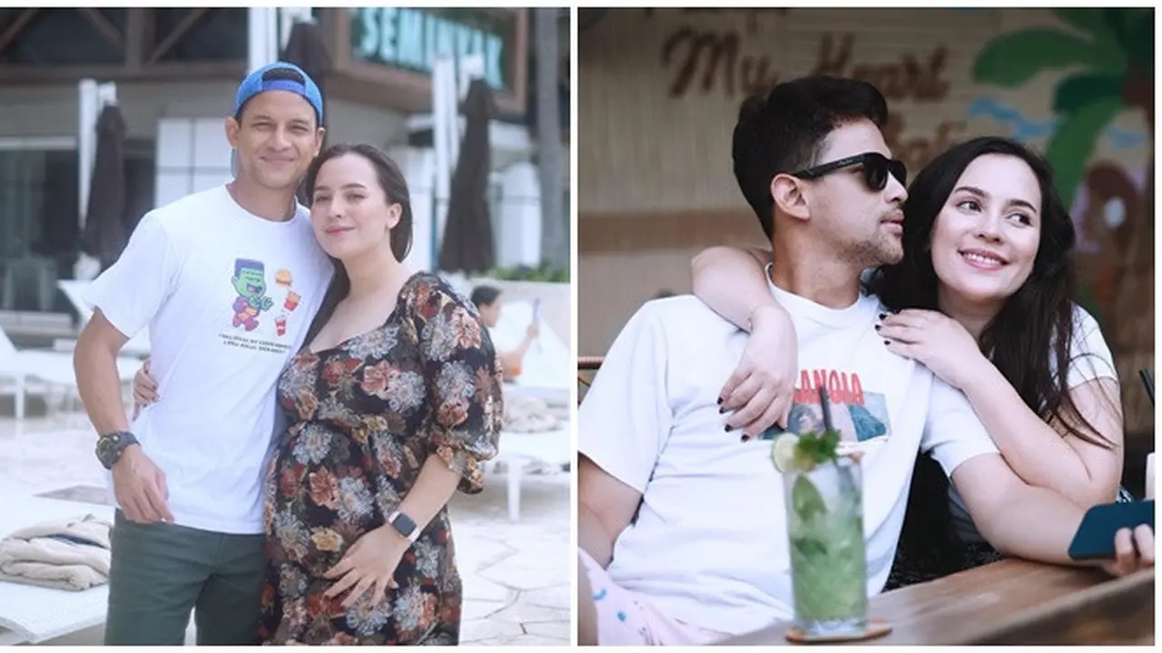 Perut Kian Buncit, Ini 6 Potret Lidi Brugman Makin Romantis dengan Lucky Perdana