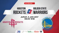 Jadwal NBA, Houston Rockets Vs Golden State Warriors. (Bola.com/Dody Iryawan)
