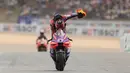 Jorge Martin tampil dominan menjuarai MotoGP Portugal 2024. (PATRICIA DE MELO MOREIRA/AFP)