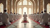cara sholat jenazah laki laki ©Ilustrasi dibuat Stable Diffusion