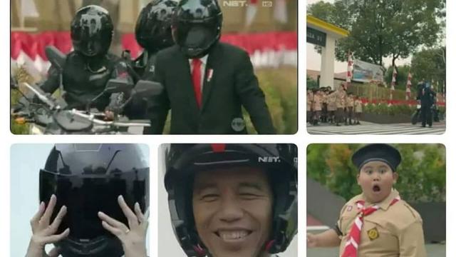 bocah di pembukaan Asian Games jadi viral (foto: instagram/@fairel_sbi)