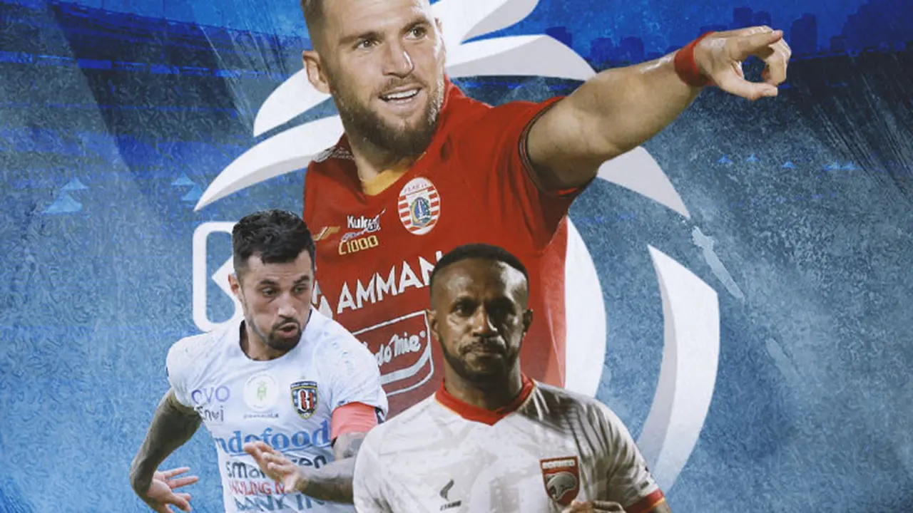 BRI Liga 1 - Marko Simic, Boaz Solossa, Stefano Lilipaly