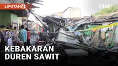 PASCA KEBAKARAN DI DUREN SAWIT, WARGA MENGAISI HARTA BENDANYA