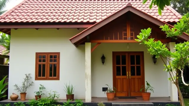 Rumah Sederhana dengan Atap Pelana
