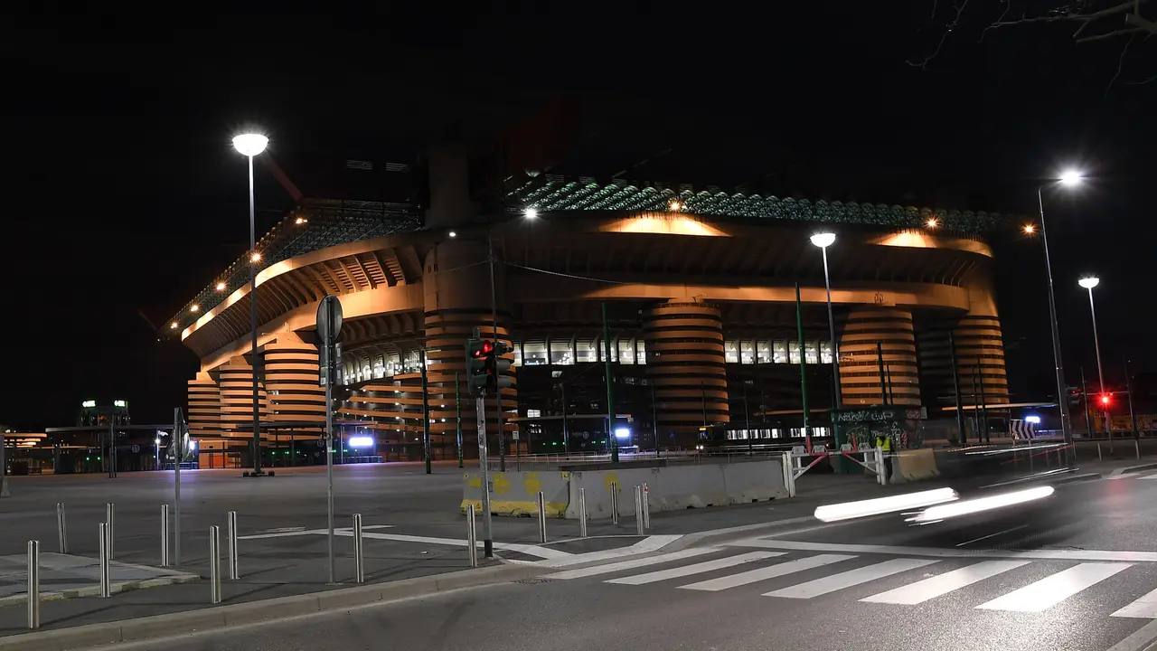 Potret Sepinya Stadion San Siro di Milan