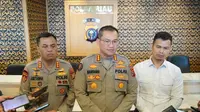 Kabid Humas Polda Riau Kombes Nandang menjelaskan perkembangan kasus Bripka Andry Darma Irawan. (Liputan6.com/M Syukur)