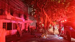 Suasana Usai Kebakaran Restoran Steak Menteng, Gelap dan Lalin Tersendat