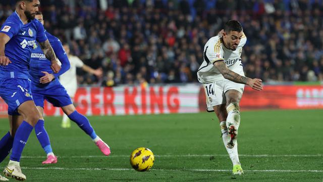 Foto: Brace Joselu ke Gawang Getafe Bawa Real Madrid Bertahan di Puncak Klasemen Sementara Liga Spanyol