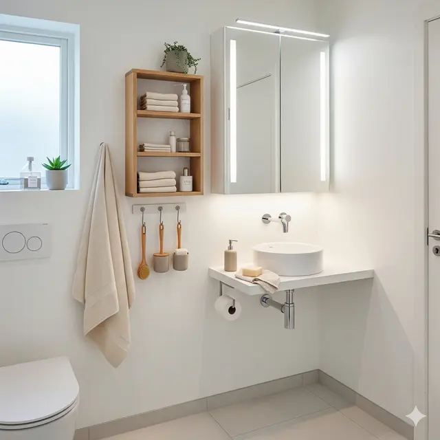 Inspirasi Kamar Mandi Kecil yang Aesthetic. Gemini