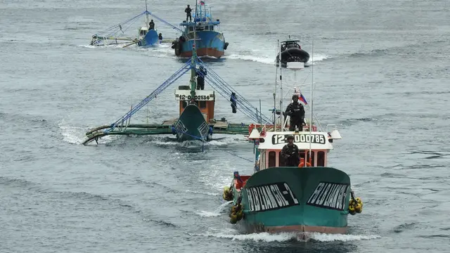 Kementerian Kelautan Tangkap Kapal Ikan Asal Filipina di Laut Sulawesi