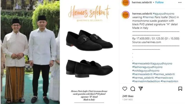 Halal Bi Halal di Rumah Anies Baswedan Saat Lebaran Idul Fitri, AHY Pakai Sepatu Kulit Kambing Seharga Rp17 Juta