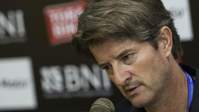 Pieter Huistra_Pelatih Persipasi Bandung Raya (PBR)_(Bola.com/Vitalis Yogi Trisna)