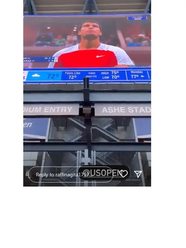 8 Momen Raffi Ahmad Nonton Final US Open 2022, Seru Banget