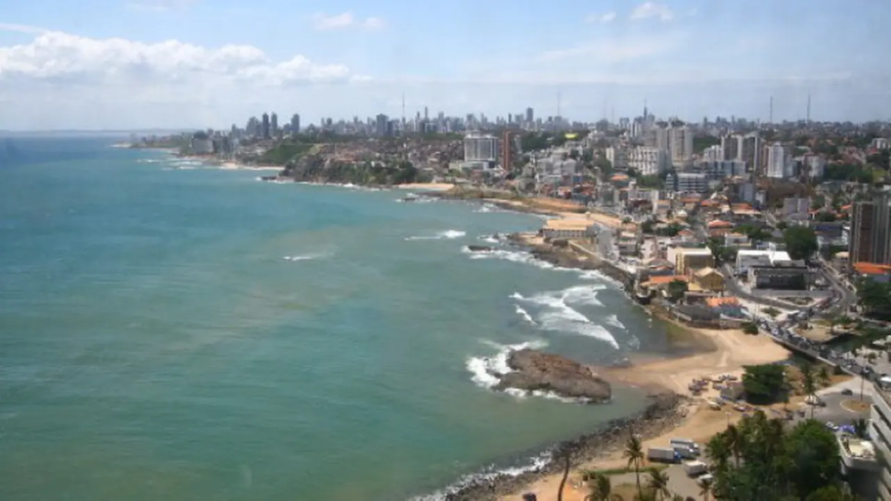 Distrik Rio Vermelho di Salvador, Brasil.