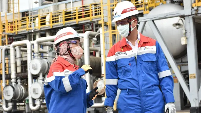 kata Menteri Perindustrian Agus Gumiwang Kartasasmita ketika melakukan kunjungan kerja di PT Pertamina (Persero) Refinery Unit II Dumai, Provinsi Riau, Rabu (15/7/2020). (Dok Kemenperin)