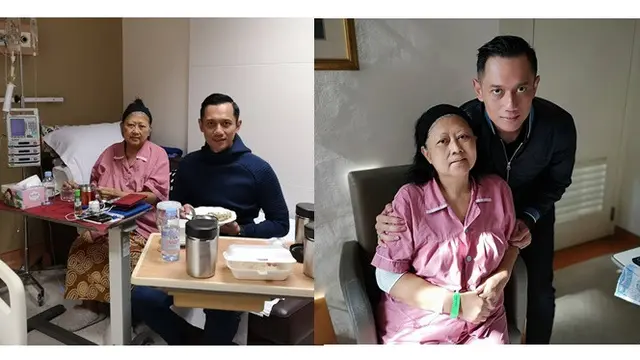 Ani dan Putra (Sumber: Instagram/ibasyudhoyono/agusyudhoyono)