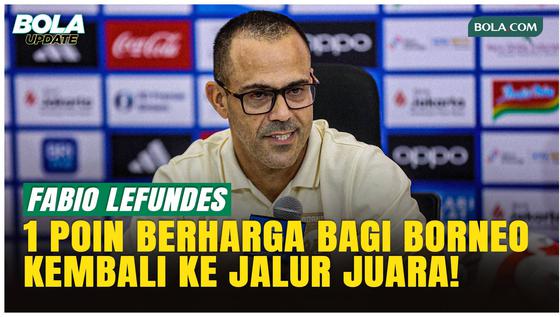 Borneo FC Imbang 2-2, Fabio Lefundes: 1 Poin Penting dari Markas Persija