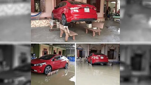 Nekat Menggunakan Kursi Sebagai Daya Topangnya (acidcow)