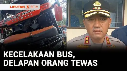 VIDEO: Bus Rombongan Nakes Kecelakaan di Probolinggo, Delapan Orang Tewas